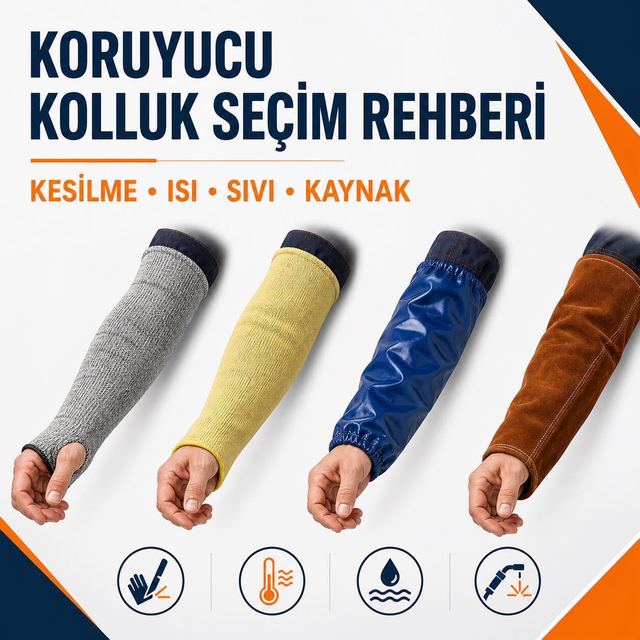 Koruyucu Kolluk Nasıl Seçilir? Kesilmez, Isıya Dayanıklı, PVC ve Kaynakçı Kolluğu Rehberi