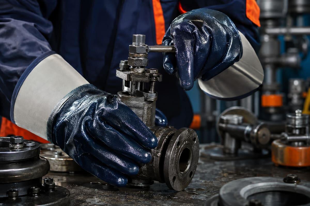 Starline Petrolcü Tip Nitril Eldiven Rehberi: Geniş Bilek Tasarımının Sırrı ve Doğru Eldiven Seçimi