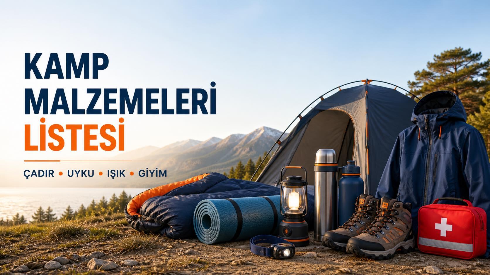 Kamp İçin Gerekli Malzemeler Listesi