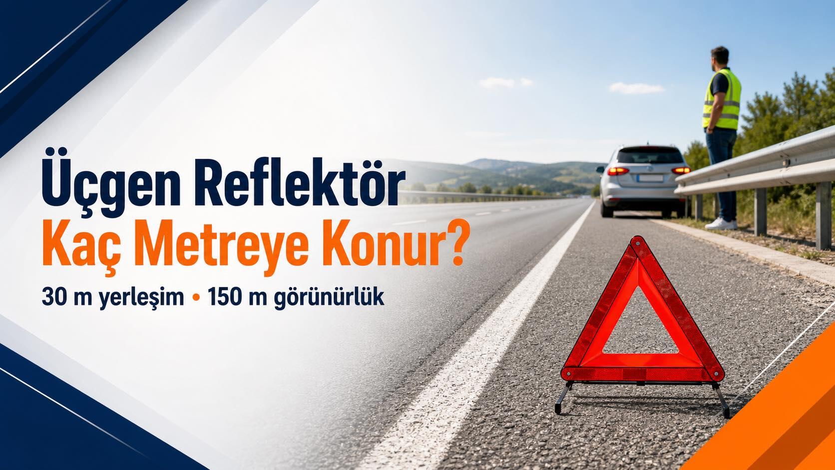 Üçgen Reflektör Kaç Metreye Konur? Araç Reflektörü Kullanma Rehberi