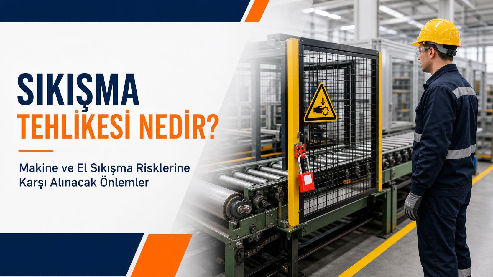 Sıkışma Tehlikesi Nedir? Makine ve El Sıkışma Risklerine Karşı Alınacak Önlemler