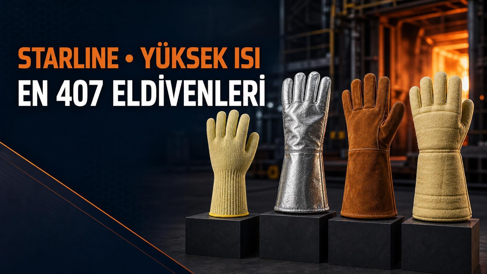 Starline Yüksek Isı Dayanımlı Eldivenler: Aramid, Kevlar ve Alüminize Modeller