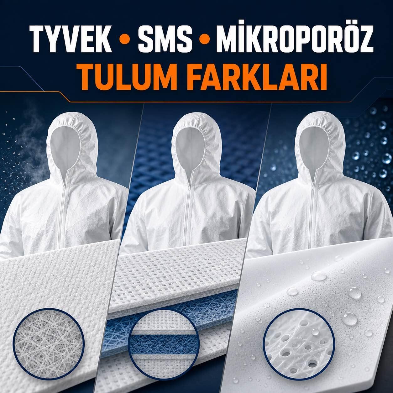 Tyvek Tulum Nedir? SMS, Mikroporöz ve Tyvek Tulum Karşılaştırması