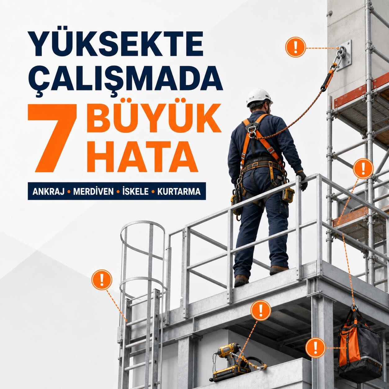 Yüksekte Çalışmada Yapılan 7 Büyük Hata