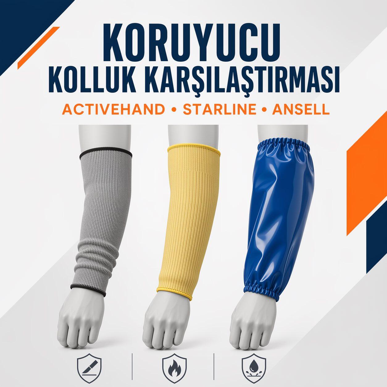 Activehand, Starline ve Ansell Kolluk Karşılaştırması: Hangi Marka Hangi İş İçin?