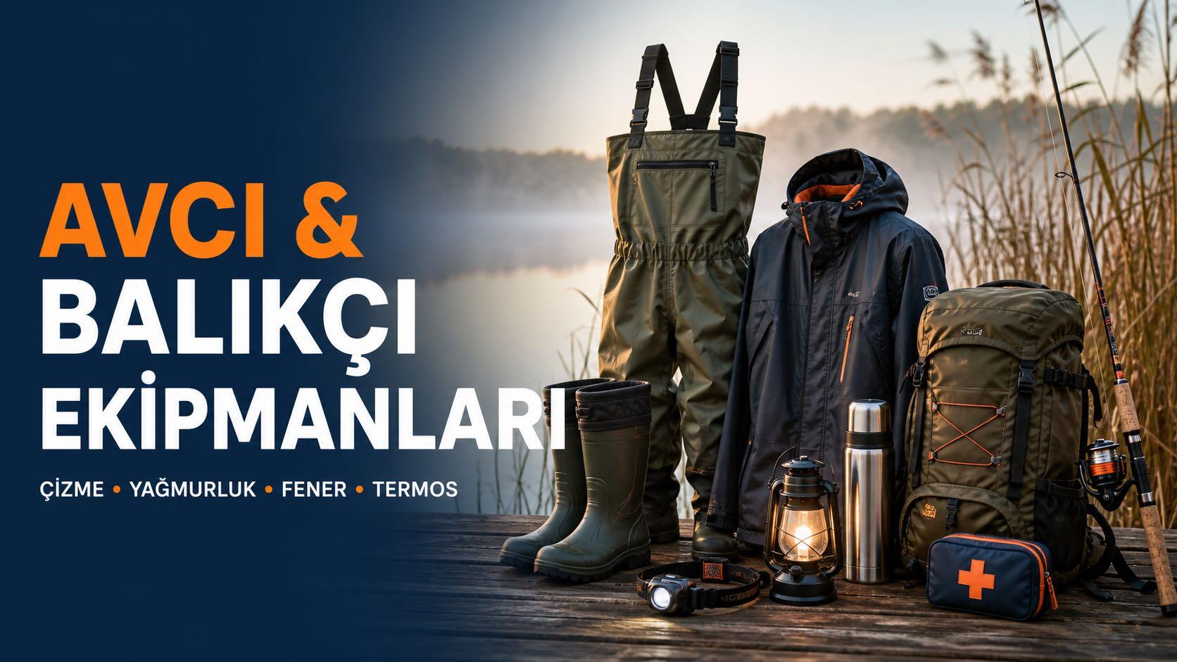 Avcı ve Balıkçı Ekipmanları Rehberi: Çizme, Yağmurluk, Fener, Termos ve Outdoor Ürün Seçimi