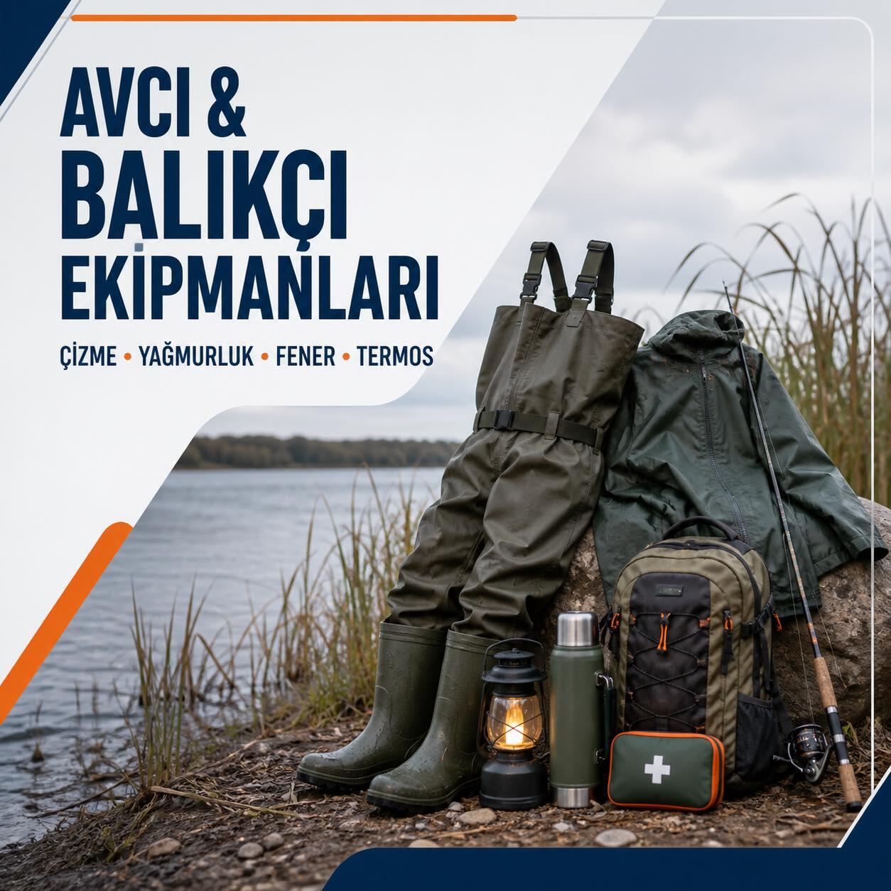 Avcı ve Balıkçı Ekipmanları Rehberi: Çizme, Yağmurluk, Fener, Termos ve Outdoor Ürün Seçimi