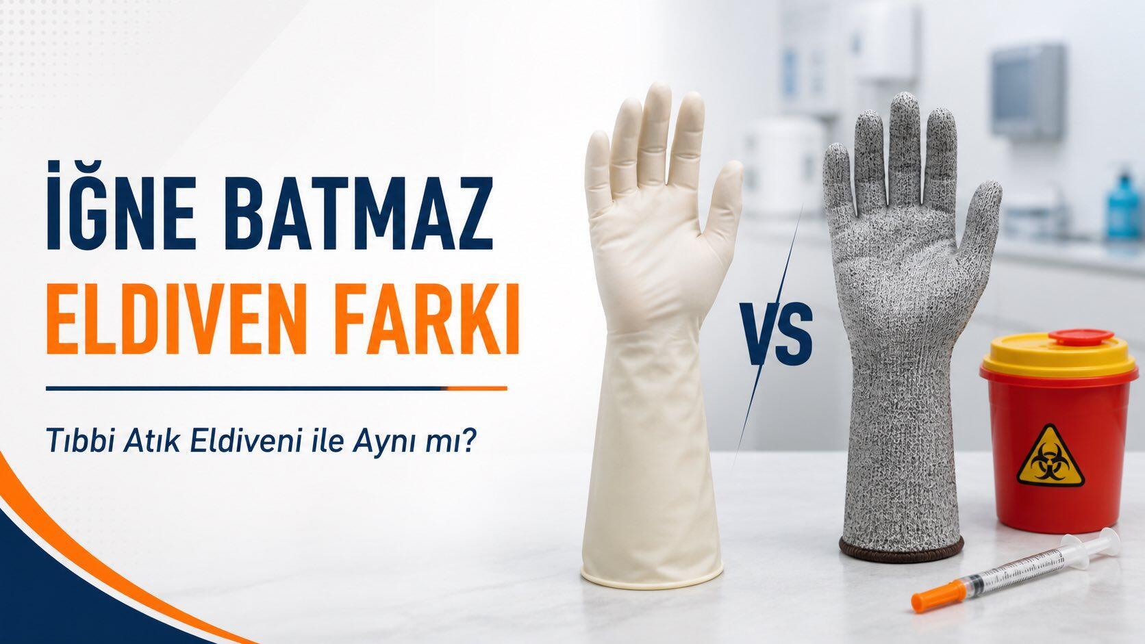 İğne Batmaz Eldiven ile Tıbbi Atık Eldiveni Arasındaki Fark Nedir?