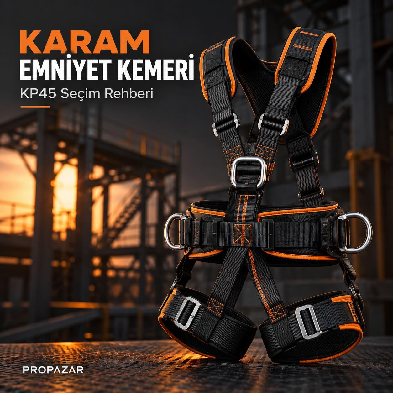 Karam Emniyet Kemeri Nasıl Seçilir? KP45 ve Paraşüt Tipi Kemer Rehberi