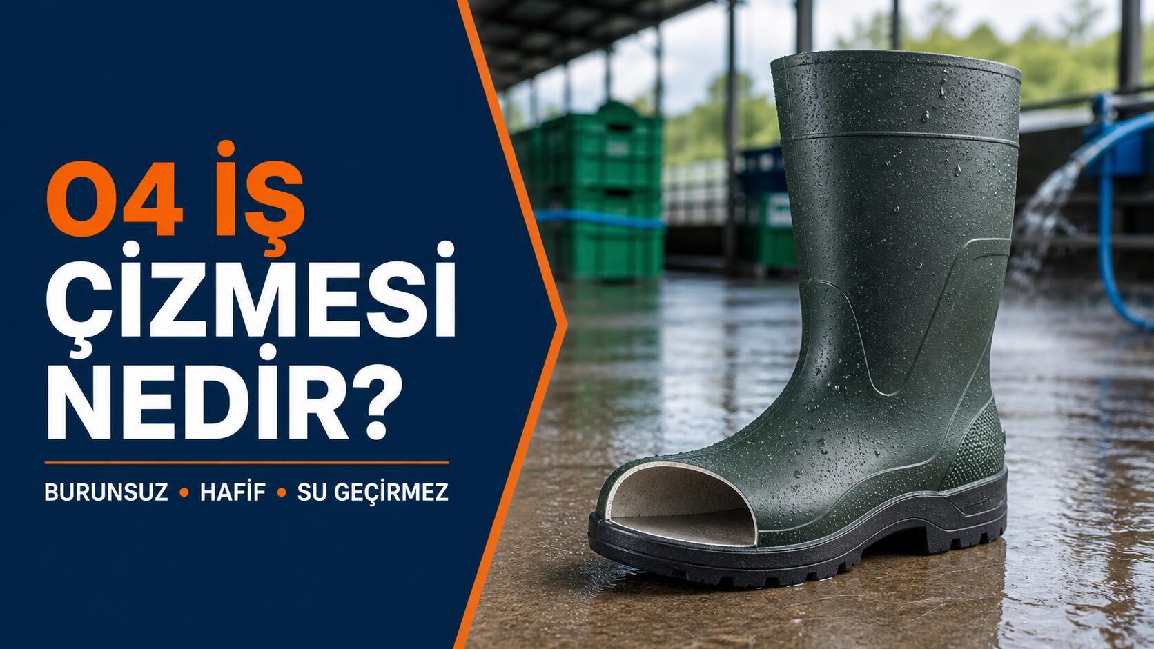O4 İş Çizmesi Nedir? Burunsuz İş Çizmesi Nerelerde Kullanılır?