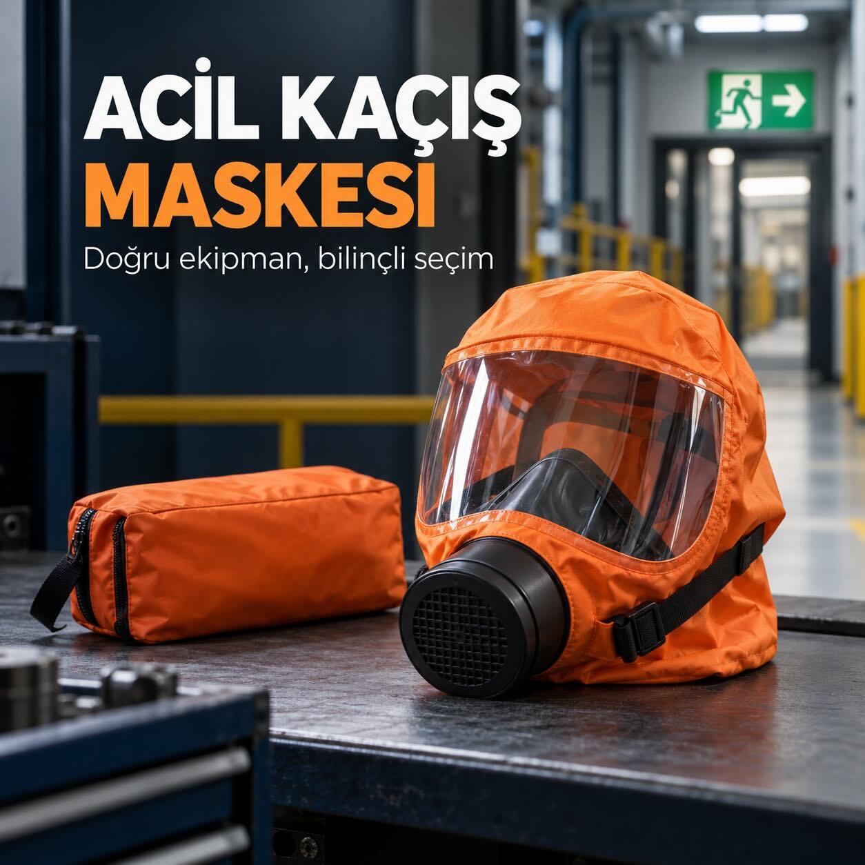 Acil Kaçış Maskesi Nedir? Yangın, Duman ve Tüplü Cihaz Seçim Rehberi