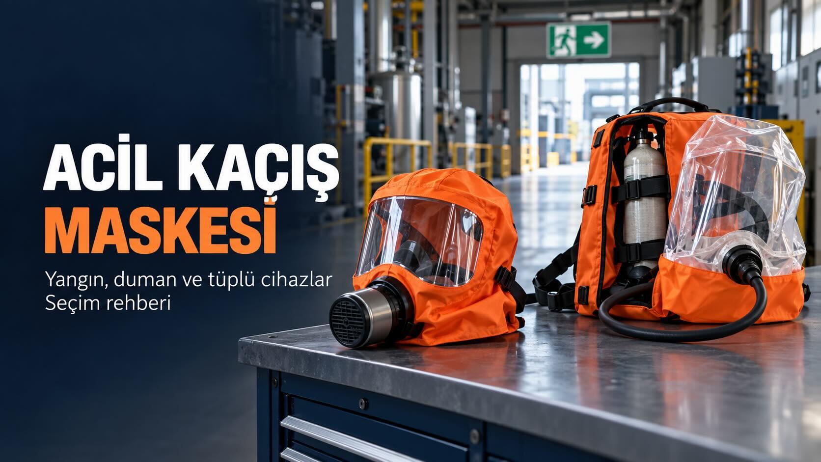 Acil Kaçış Maskesi Nedir? Yangın, Duman ve Tüplü Cihaz Seçim Rehberi
