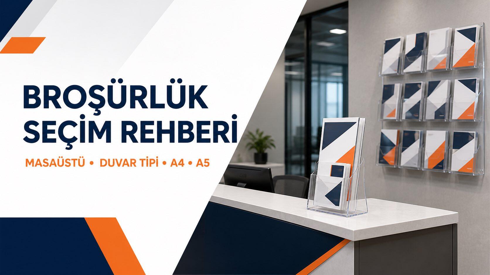 Broşürlük Nedir? Masaüstü ve Duvar Tipi Broşürlük Seçim Rehberi