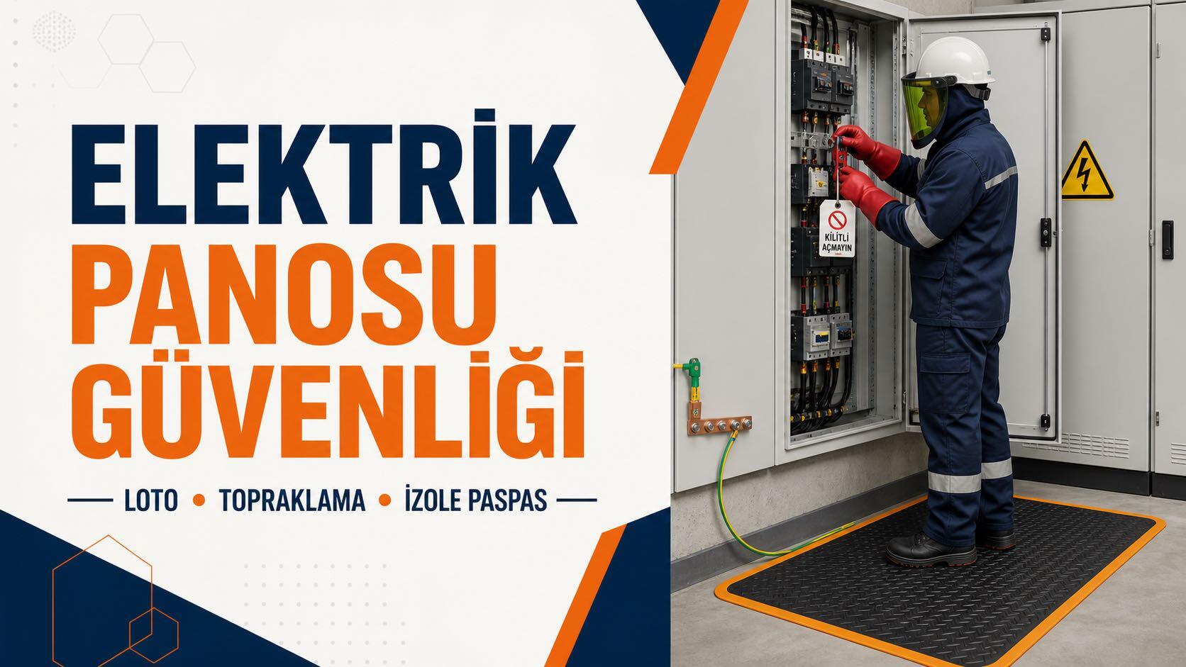 Elektrik Panolarında İş Güvenliği: Pano Önü, Kaçak Akım Rölesi, Topraklama, LOTO ve KKD Rehberi