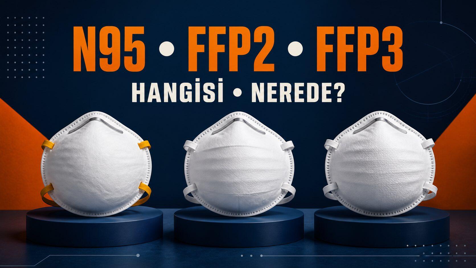 N95, FFP2 ve FFP3 Farkı Nedir? Hangi Maske Nerede Kullanılır?