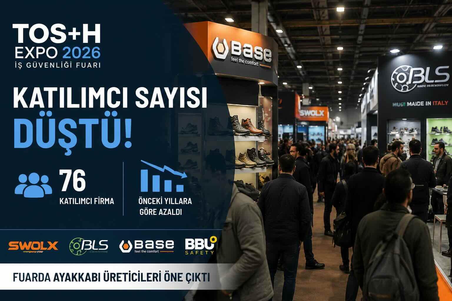TOS+H Expo 2026’da Dikkat Çeken Değişim: Katılımcı Azaldı, Ayakkabı Markaları Öne Çıktı