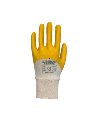 Activehand AC-06 Nitril Kaplama Yağa Dirençli Eldiven - Activehand