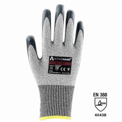 ActiveHand NT-543 Köpük Nitril Kaplı Kesilme Dirençli Eldiven - Activehand İş Eldivenleri
