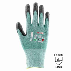 Activehand PU-741 Poliüretan Kaplı Kesilmeye Dirençli Eldiven - Activehand İş Eldivenleri