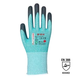 ActiveHand SF-814 Köpük Nitril Yarım Kaplı D Kesilmez Montaj Eldiveni - Activehand İş Eldivenleri