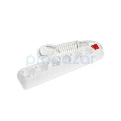 Almera 6'lı Anahtarlı Topraklı Priz 2 Mt. - 3