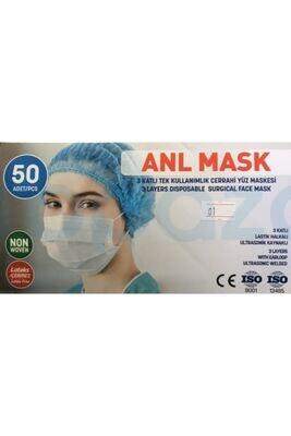 ANL Cerrahi Maske 50li Kutu A++ Kalite - 1