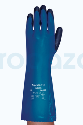 Ansell Alphatec 04-005 Nitril PVC Kimyasal İş Eldiveni - 3