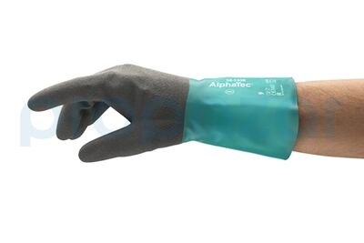 Ansell AlphaTec 58-530W Isı Kimyasal ve Sıvı Korumalı İş Eldiveni - 1