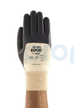 Ansell Edge 40-400 Mekanik Korumalı Yağ Tutmaz Nitril İş Eldiveni - 1