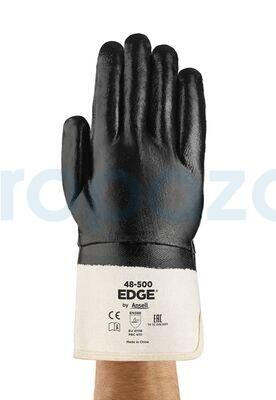 Ansell Edge 48-500 Yağ ve Sıvı Tutmaz Nitril İş Eldiveni - 1