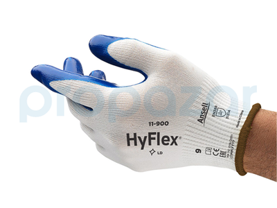Ansell Hyflex 11-900 Yağ Tutmaz Antistatik İş Eldiveni - 3