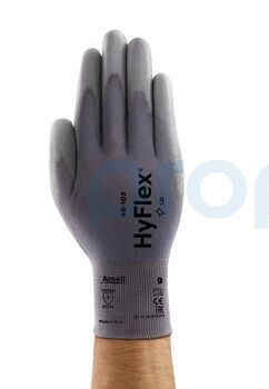 Ansell HyFlex 48-102 Aşınma Dirençli Doku Hassasiyetli Eldiven - 4