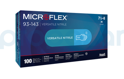 Ansell MICROFLEX 93-143 Kimyasal Dirençli Nitril Eldiven - 2