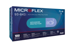 Ansell MICROFLEX 93-843 Yapışkanlığa Kimyasala Dirençli Eldiven - 3