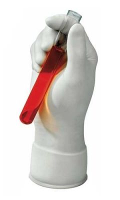 Ansell Nitrilite 93-401 Kimyasal Delinme Dirençli Nitril Eldiven - 1