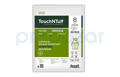 Ansell TouchNTuff 73-701 Kimyasal Sıçrama Dirençli İş Eldiveni - 3