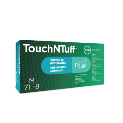 Ansell TouchNTuff 92-600 – Kimyasal Sıçrama İçin Pudrasız Nitril İş Eldiveni (Tek Kullanımlık) - 2