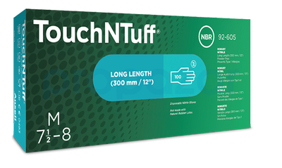 Ansell TouchNTuff 92-605 Kimyasal Sıçramalara Dirençli Eldiven - 3