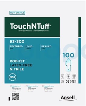 Ansell TouchNTuff 93-300 Yırtılma ve Kimyasal Dirençli Eldiven - 4