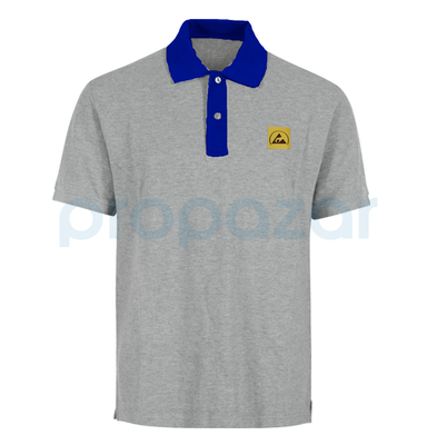 Antistatik ESD Polo Yaka T-shirt IZ-TP1001 - 1