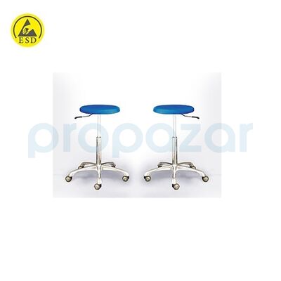 Antistatik ESD Tekerlekli Tabure IZ-TBR1000 - 1