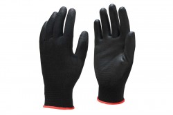 Ar-An E14 Swift Mekanik Dirençli Siyah Pu Eldiven - 1