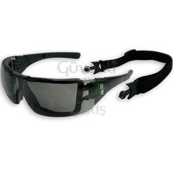 Aran Saturn Çift Amaçlı Saplı ve Başbantlı Siyah Koruma Gözlüğü - AR-AN İSG Malzemeleri