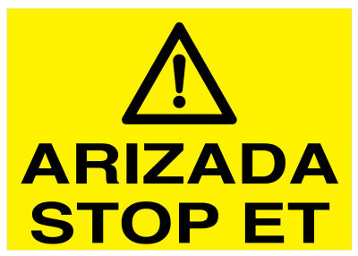 Arızada Stop Et İş Güvenliği Levhası - Tabelası - 1