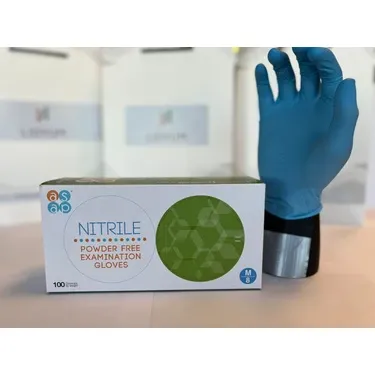ASAP NITRILE - Mavi Nitril 100lü Muayene Eldiveni - 1