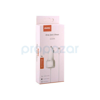 AVEC AV-QC7201 MICRO USB ARAÇ ŞARJ CİHAZI - 2