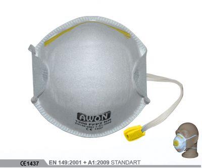 Awon 1200 FFP2 NR Ventilsiz Toz Maskesi - 1