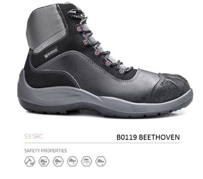 Base B0119 Beethoven S3 SRC Spor İş Ayakkabısı Botu - 1