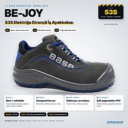 BASE B0874 BE-JOY S3 SRC İş Ayakkabısı - Base İş Ayakkabısı Modelleri ve Fiyatları
