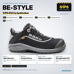 Base B0886 Be-Style S1P ESD SRC Spor İş Ayakkabısı - Base İş Ayakkabısı Modelleri